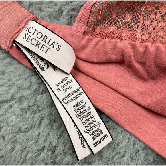 Victoria’s Secret incredible by Victoria secret perfect shape rose colored bra - Picture 3 of 3